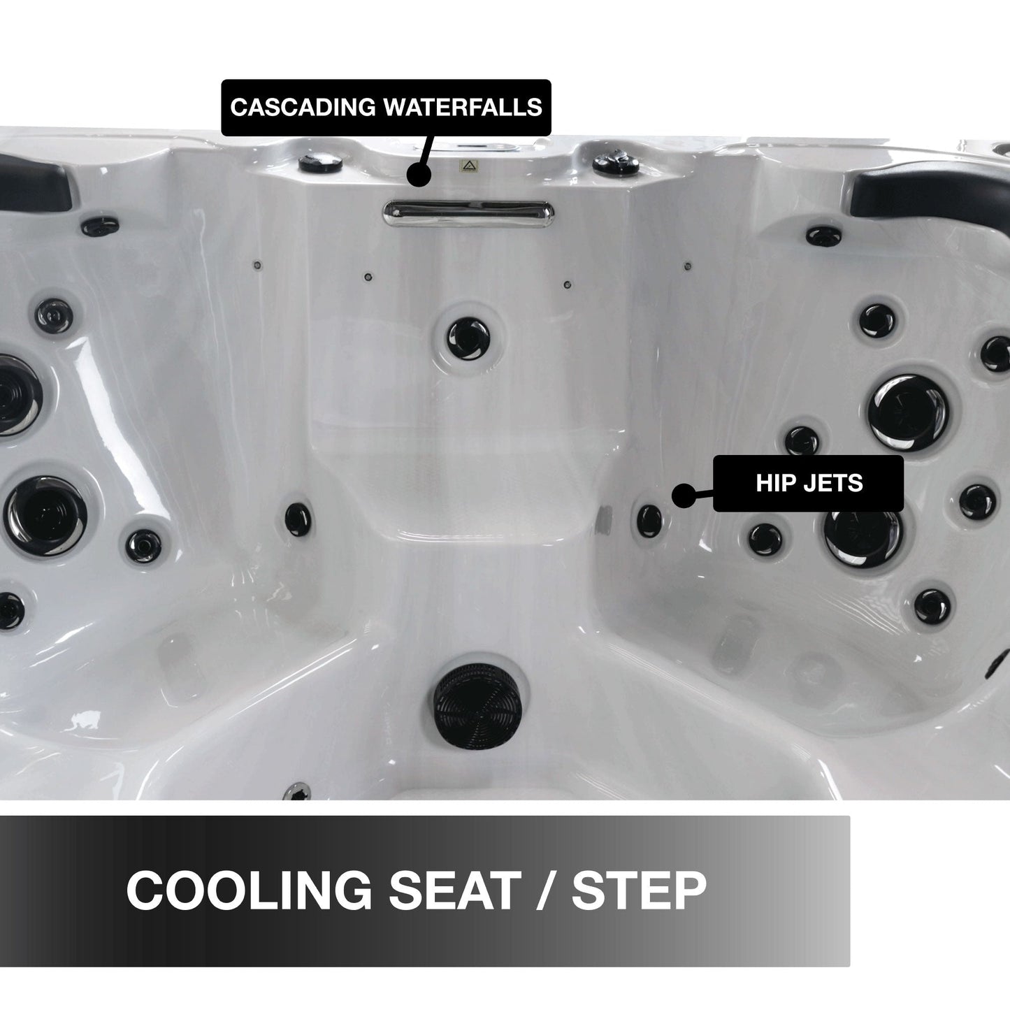 Erie SE GL 6-Person 46-Jet Hot Tub