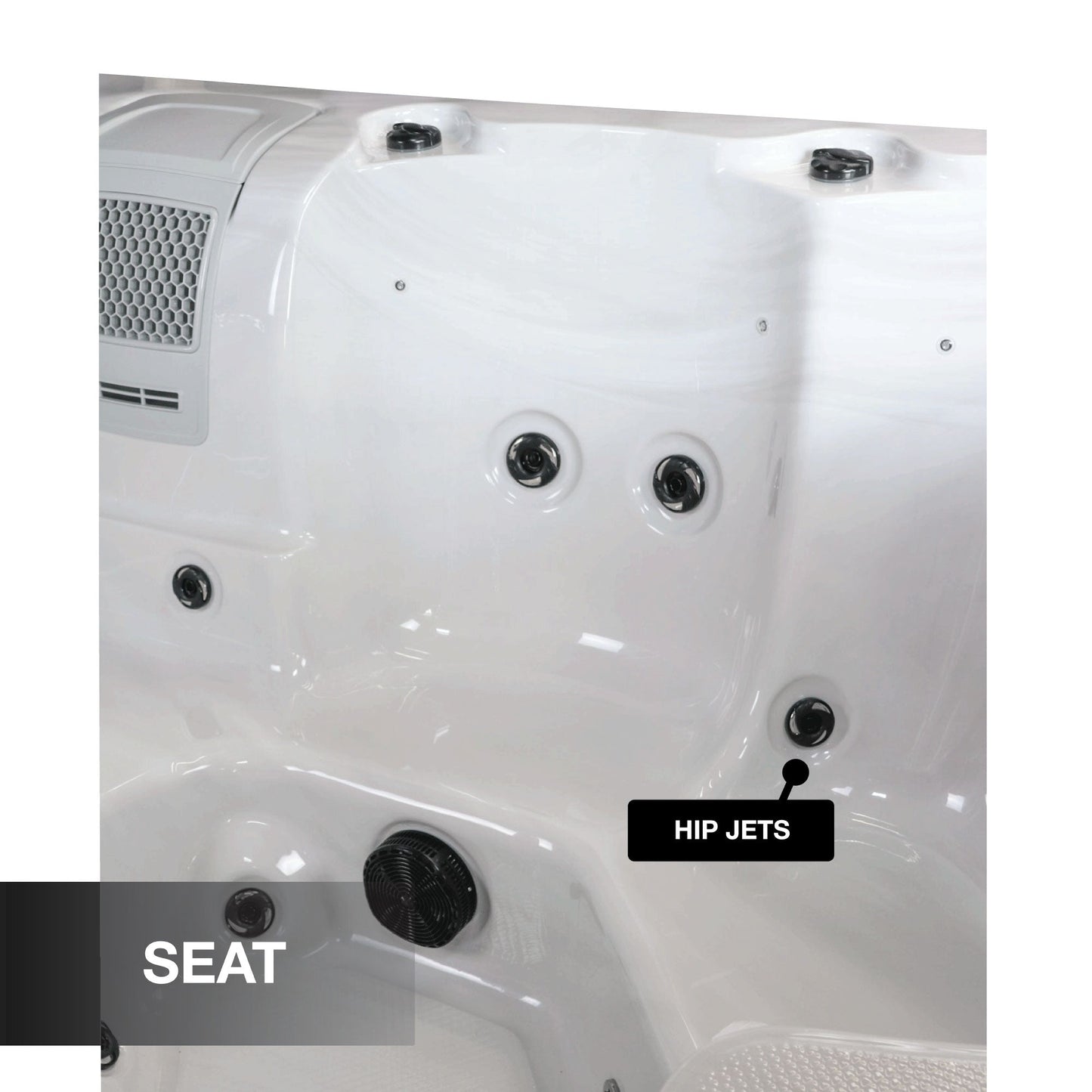 Erie SE GL 6-Person 46-Jet Hot Tub